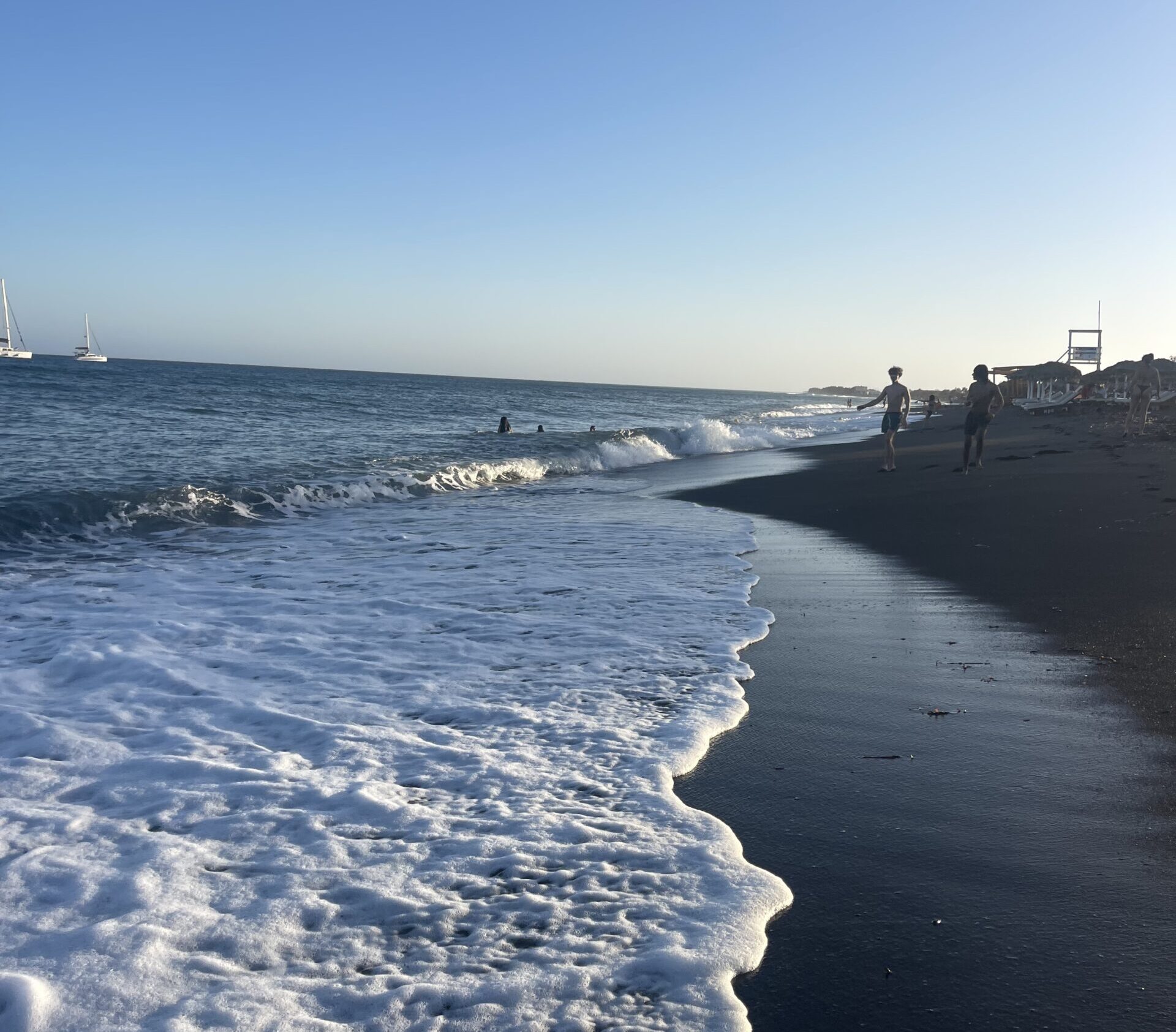 Santorini beach